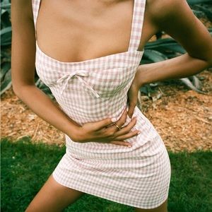 Reformation Brie Linen dress